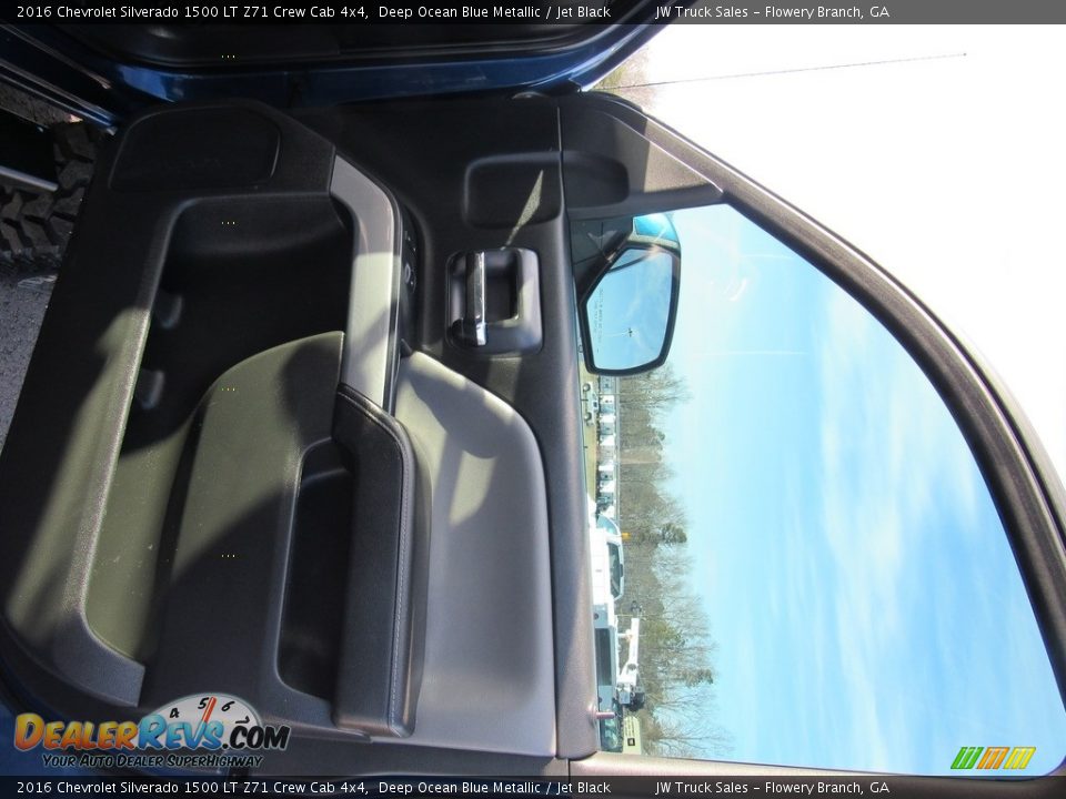 2016 Chevrolet Silverado 1500 LT Z71 Crew Cab 4x4 Deep Ocean Blue Metallic / Jet Black Photo #28