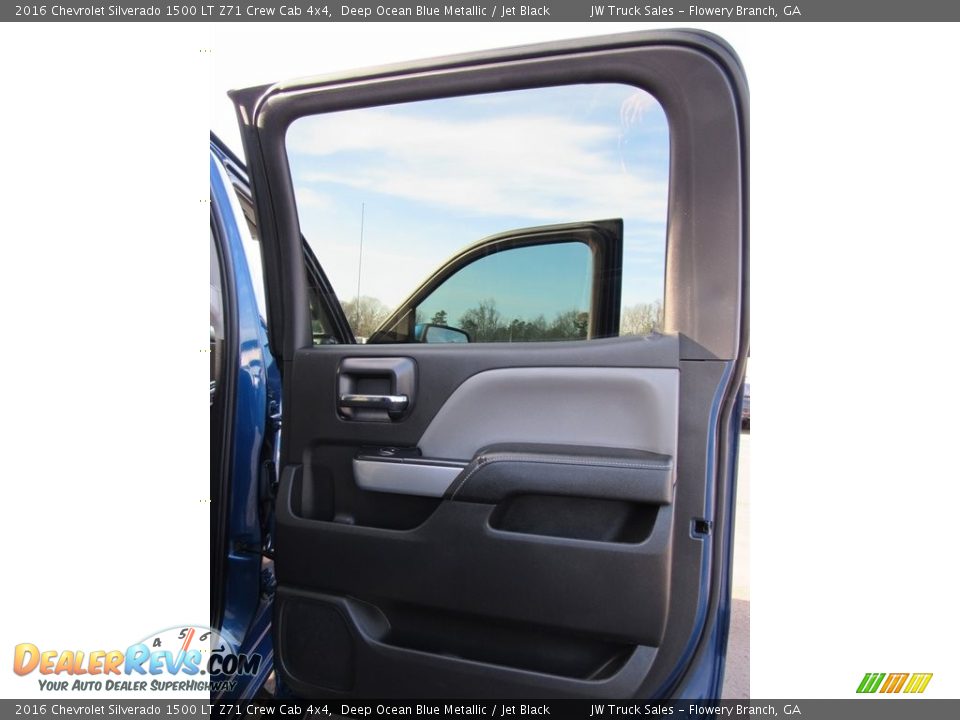 2016 Chevrolet Silverado 1500 LT Z71 Crew Cab 4x4 Deep Ocean Blue Metallic / Jet Black Photo #33