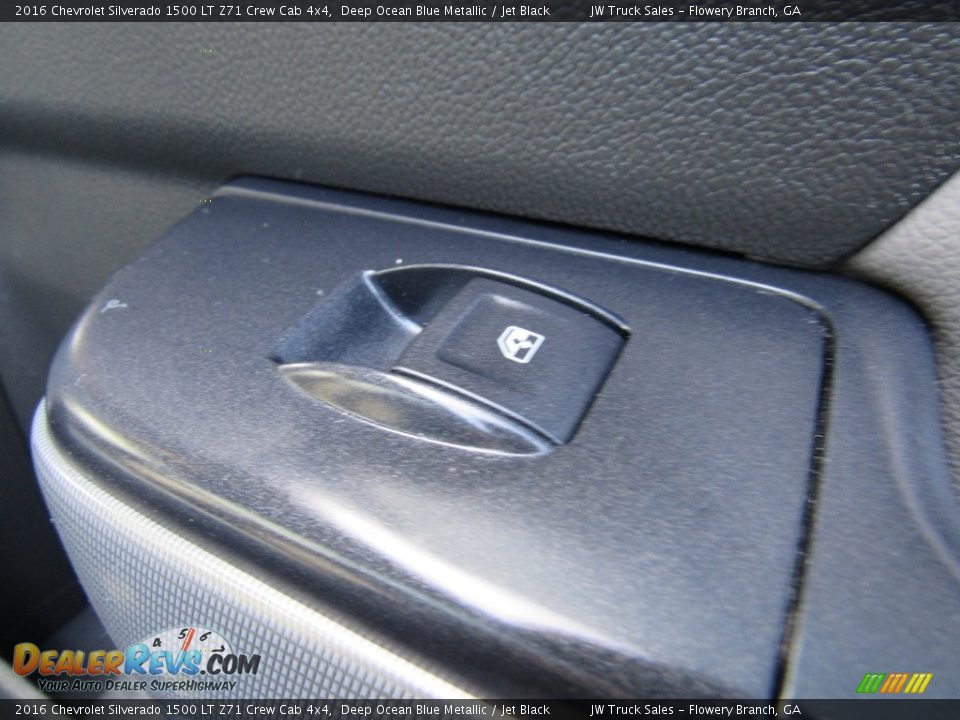 2016 Chevrolet Silverado 1500 LT Z71 Crew Cab 4x4 Deep Ocean Blue Metallic / Jet Black Photo #34