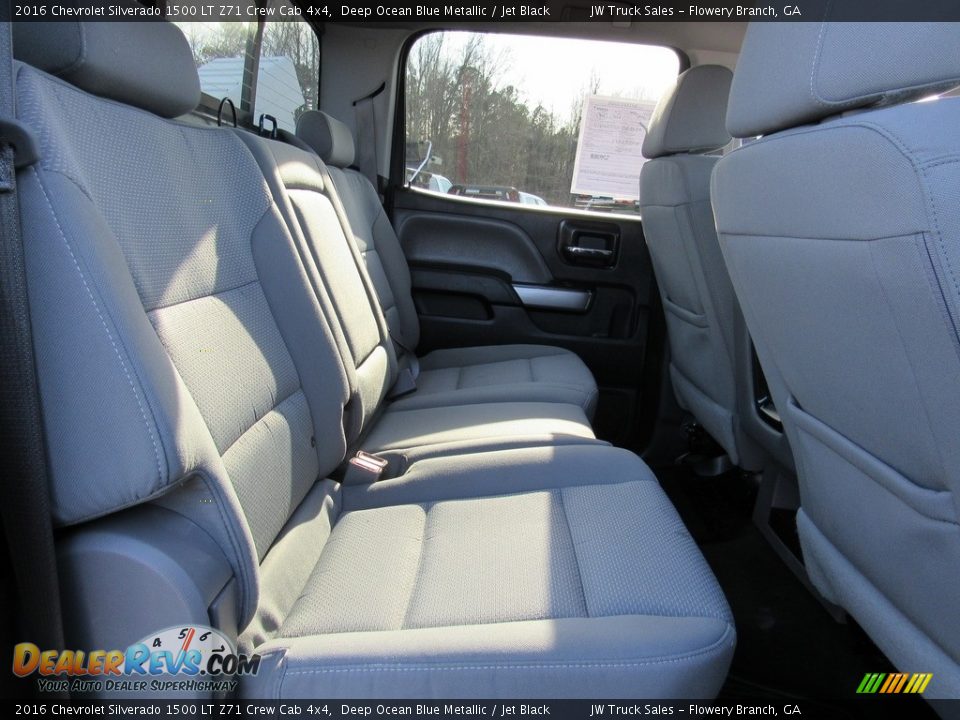2016 Chevrolet Silverado 1500 LT Z71 Crew Cab 4x4 Deep Ocean Blue Metallic / Jet Black Photo #36