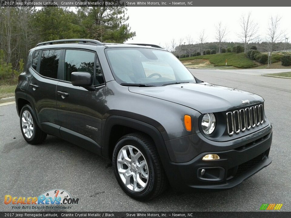2017 Jeep Renegade Latitude Granite Crystal Metallic / Black Photo #4