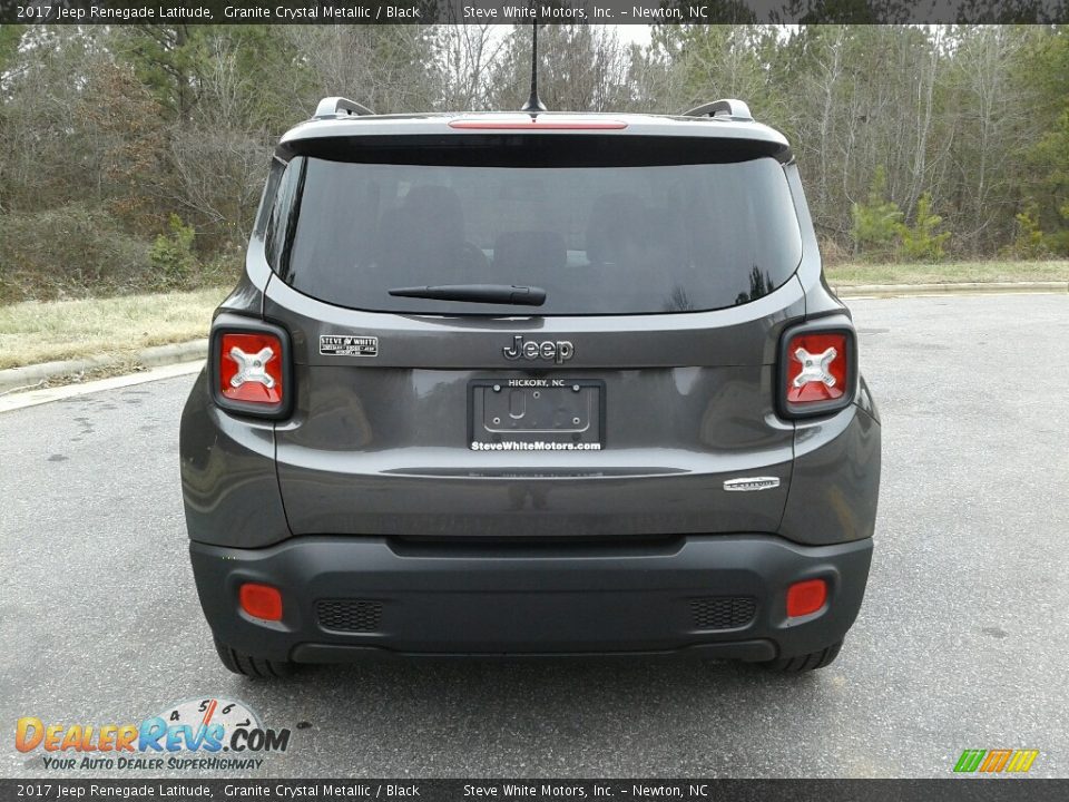 2017 Jeep Renegade Latitude Granite Crystal Metallic / Black Photo #7