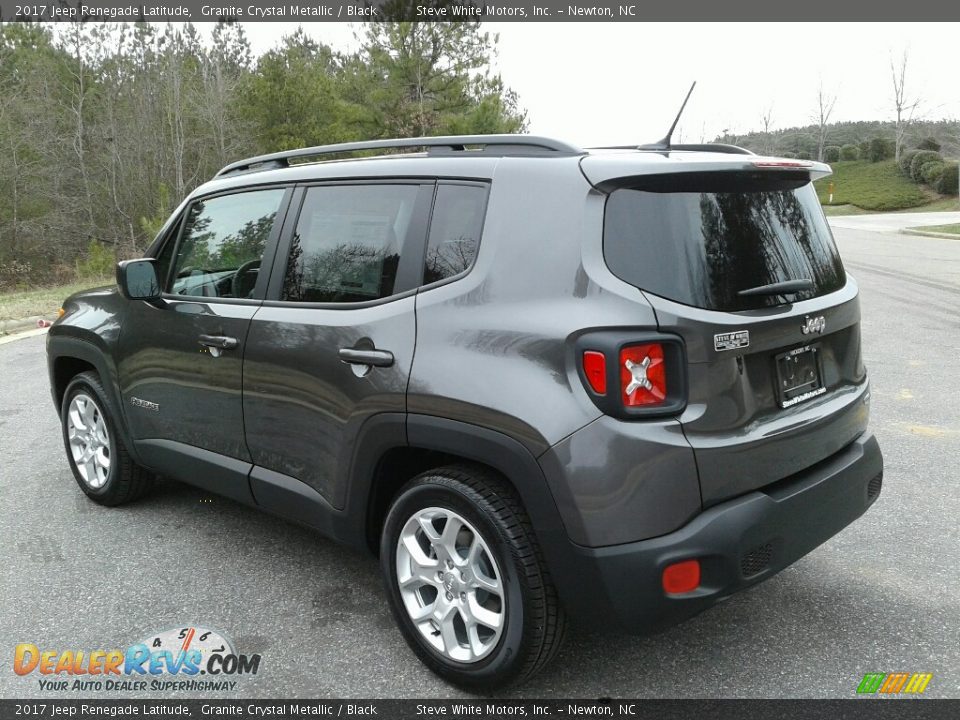 2017 Jeep Renegade Latitude Granite Crystal Metallic / Black Photo #8