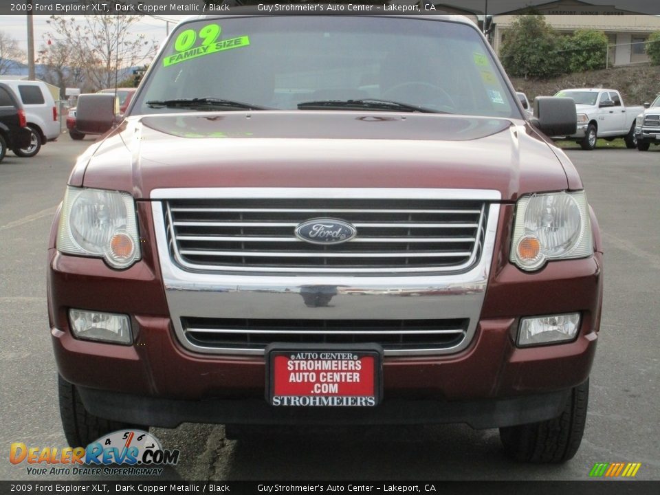 2009 Ford Explorer XLT Dark Copper Metallic / Black Photo #2