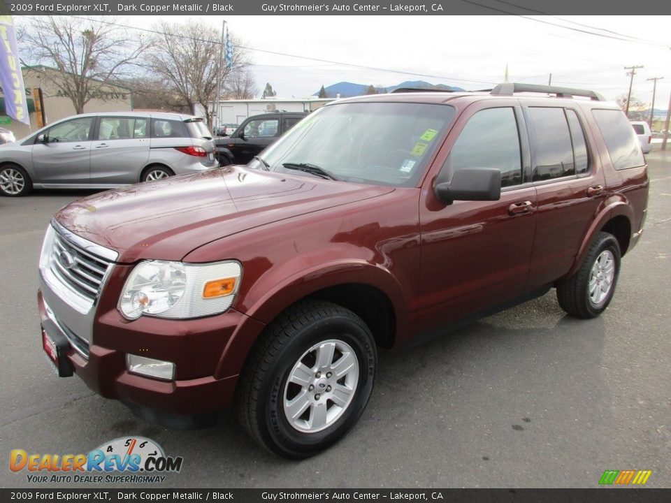 2009 Ford Explorer XLT Dark Copper Metallic / Black Photo #3