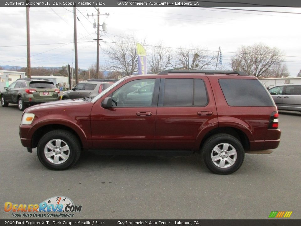 2009 Ford Explorer XLT Dark Copper Metallic / Black Photo #4