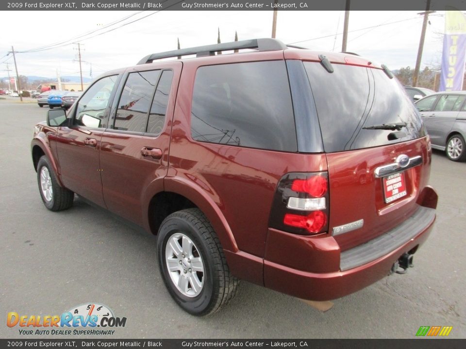 2009 Ford Explorer XLT Dark Copper Metallic / Black Photo #5