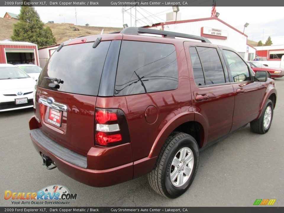 2009 Ford Explorer XLT Dark Copper Metallic / Black Photo #7