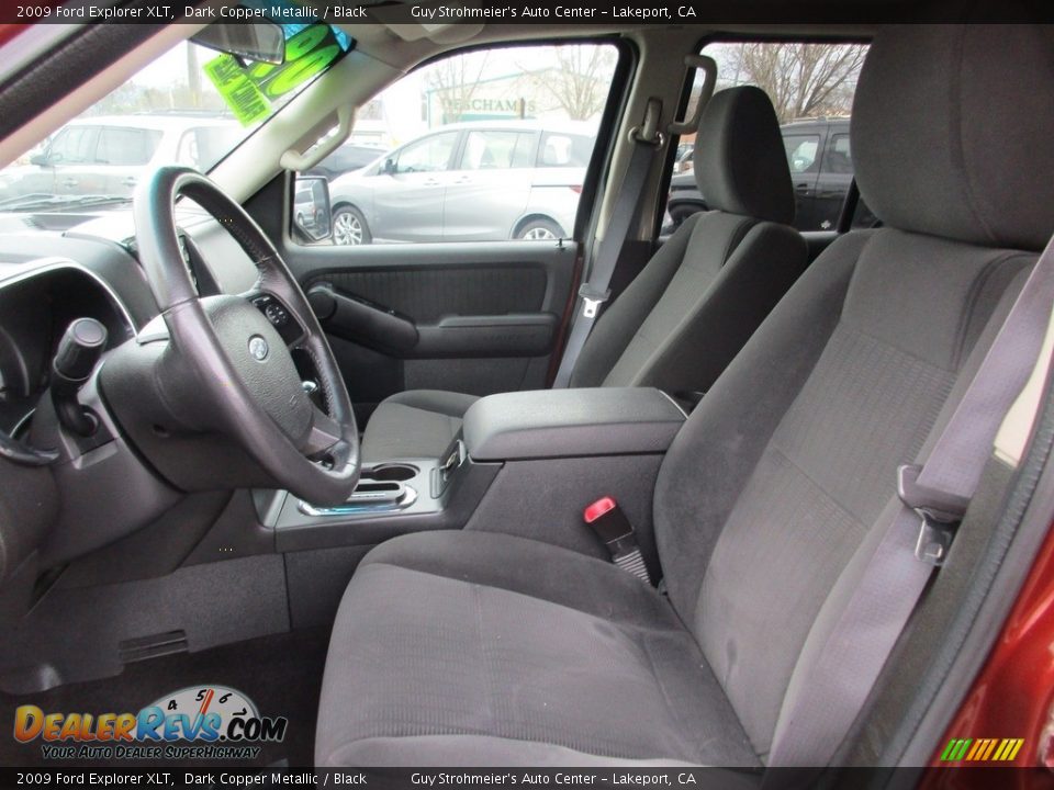 2009 Ford Explorer XLT Dark Copper Metallic / Black Photo #8