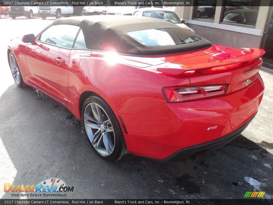 2017 Chevrolet Camaro LT Convertible Red Hot / Jet Black Photo #3