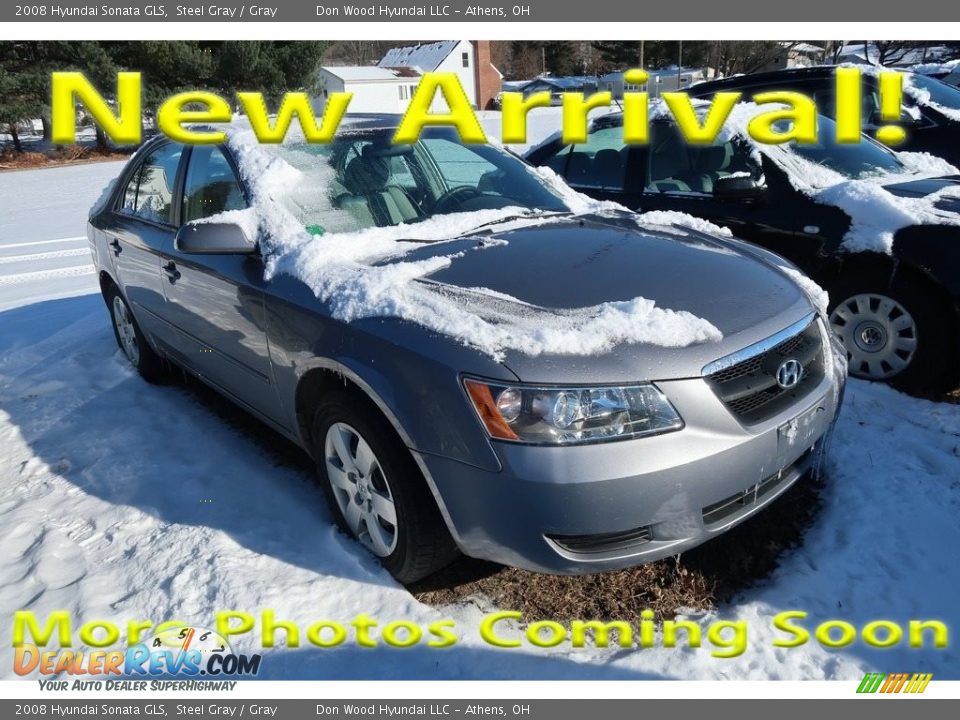 2008 Hyundai Sonata GLS Steel Gray / Gray Photo #1