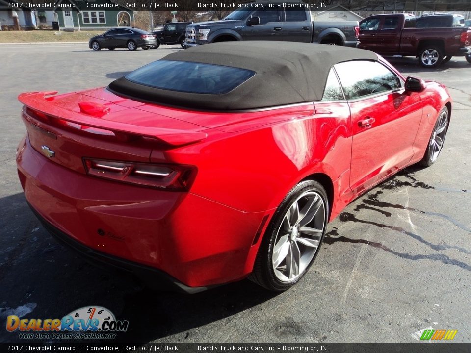 2017 Chevrolet Camaro LT Convertible Red Hot / Jet Black Photo #4