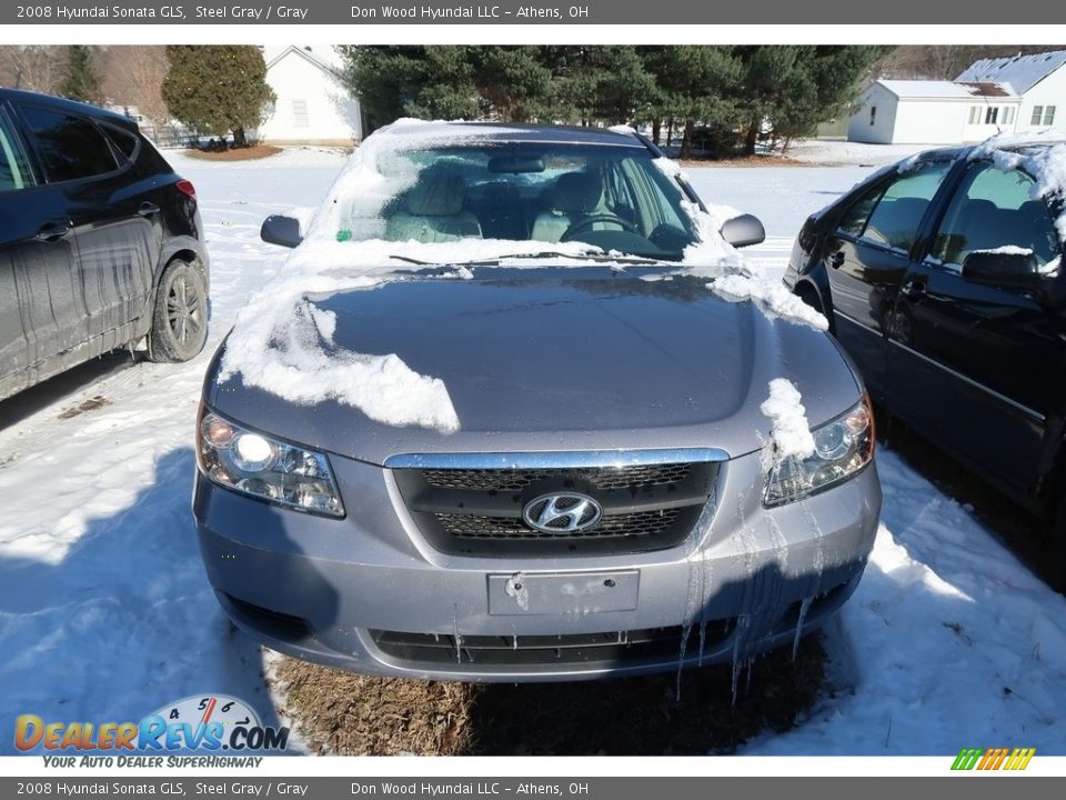 2008 Hyundai Sonata GLS Steel Gray / Gray Photo #2
