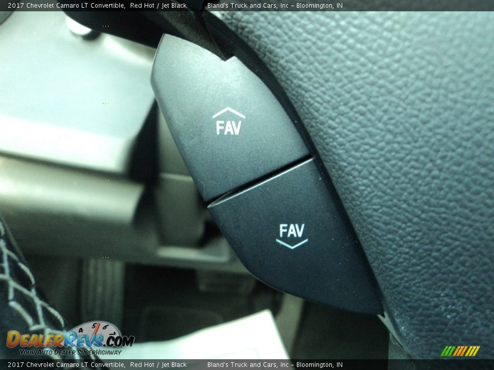 2017 Chevrolet Camaro LT Convertible Red Hot / Jet Black Photo #15