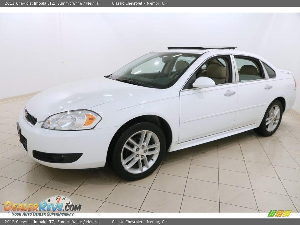 2012 Chevrolet Impala LTZ Summit White / Neutral Photo #3