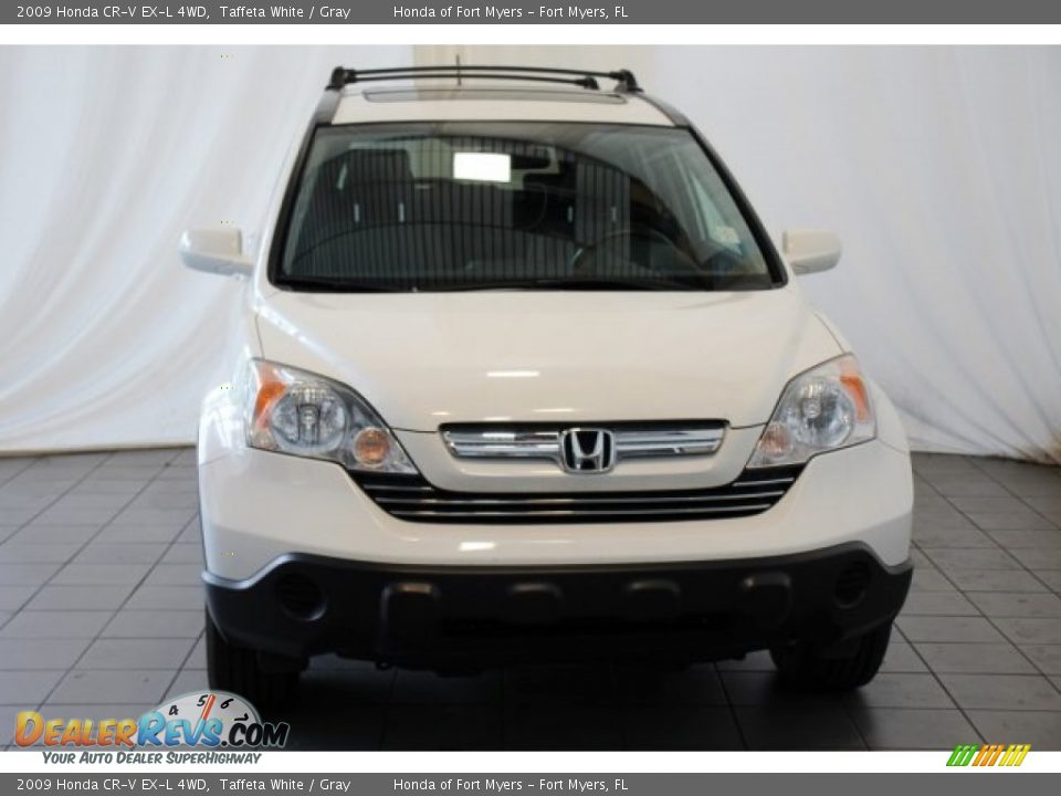 2009 Honda CR-V EX-L 4WD Taffeta White / Gray Photo #4