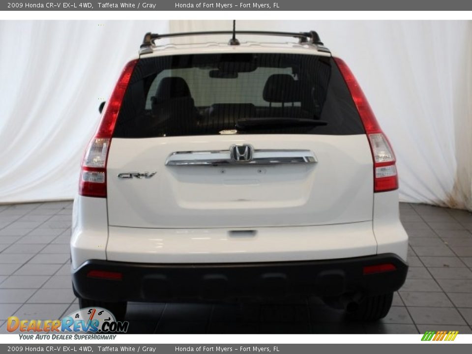2009 Honda CR-V EX-L 4WD Taffeta White / Gray Photo #7