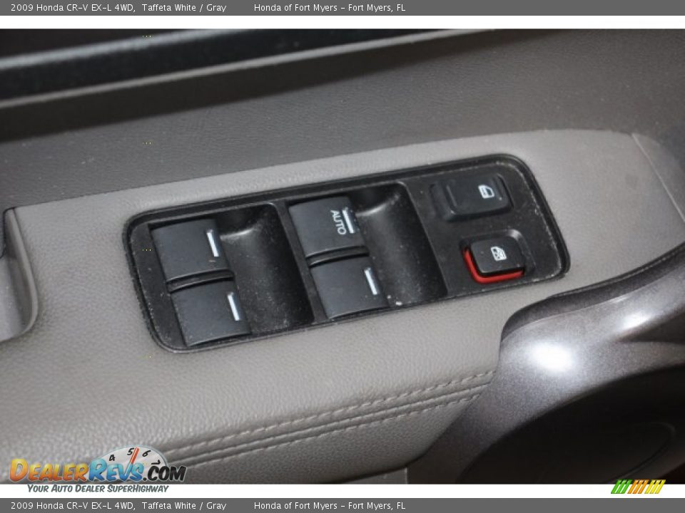 2009 Honda CR-V EX-L 4WD Taffeta White / Gray Photo #10