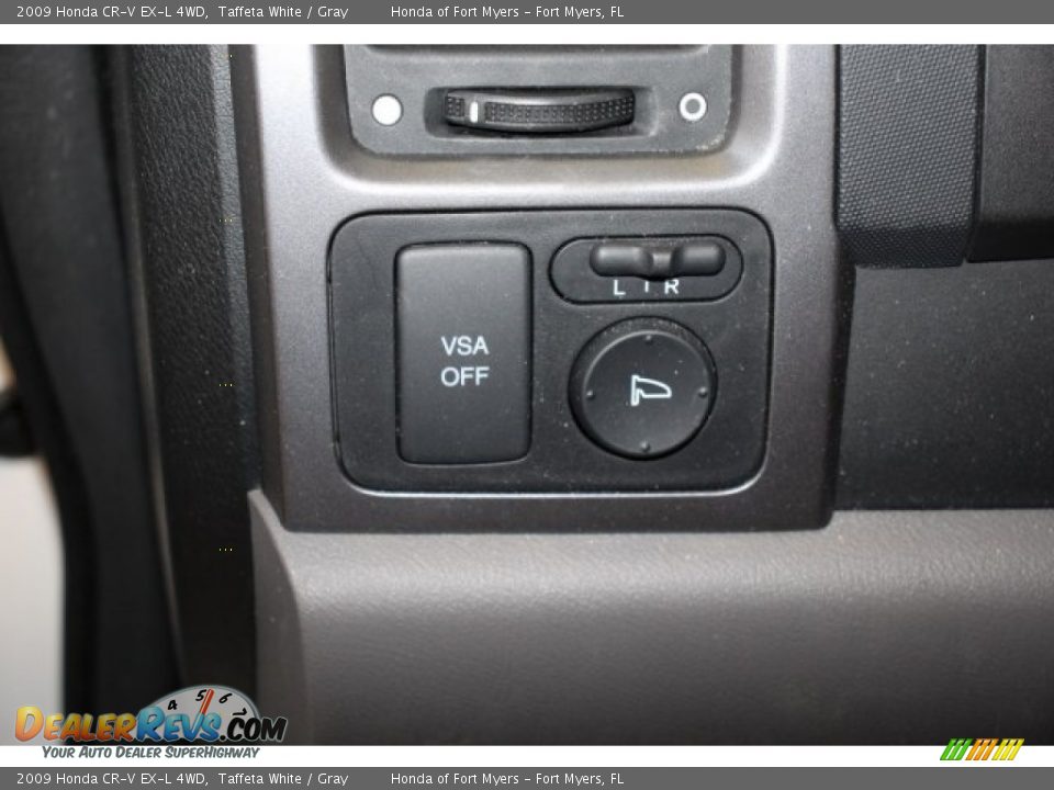 2009 Honda CR-V EX-L 4WD Taffeta White / Gray Photo #15