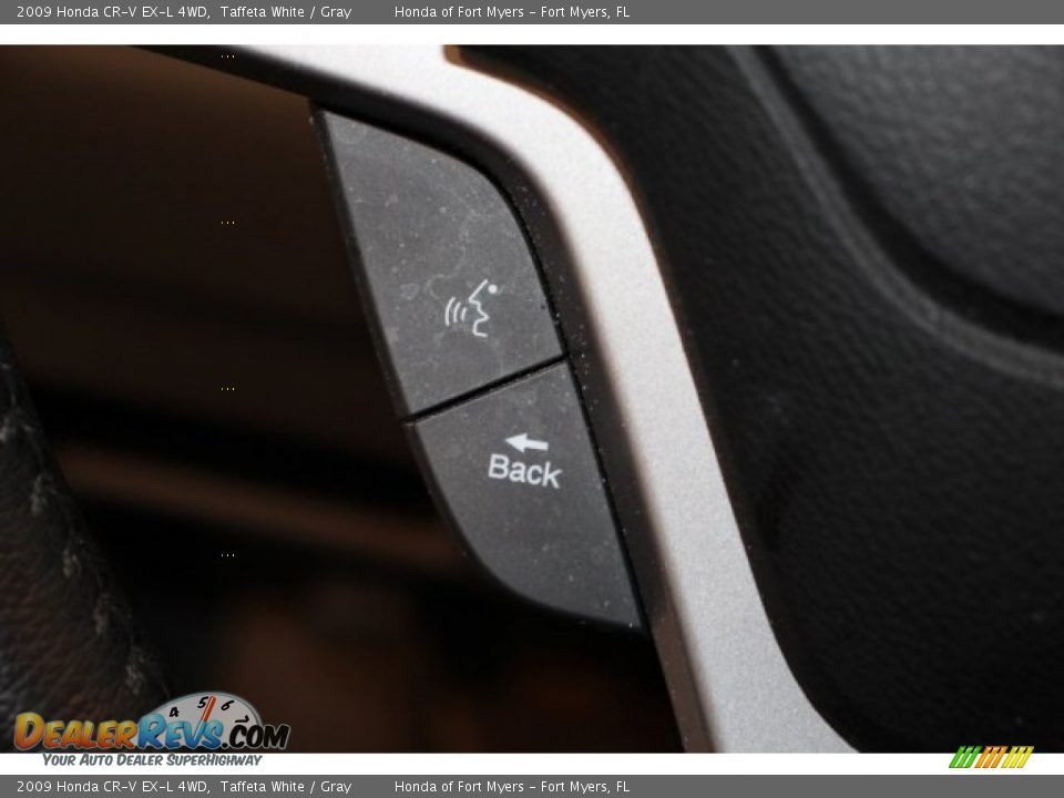 2009 Honda CR-V EX-L 4WD Taffeta White / Gray Photo #18
