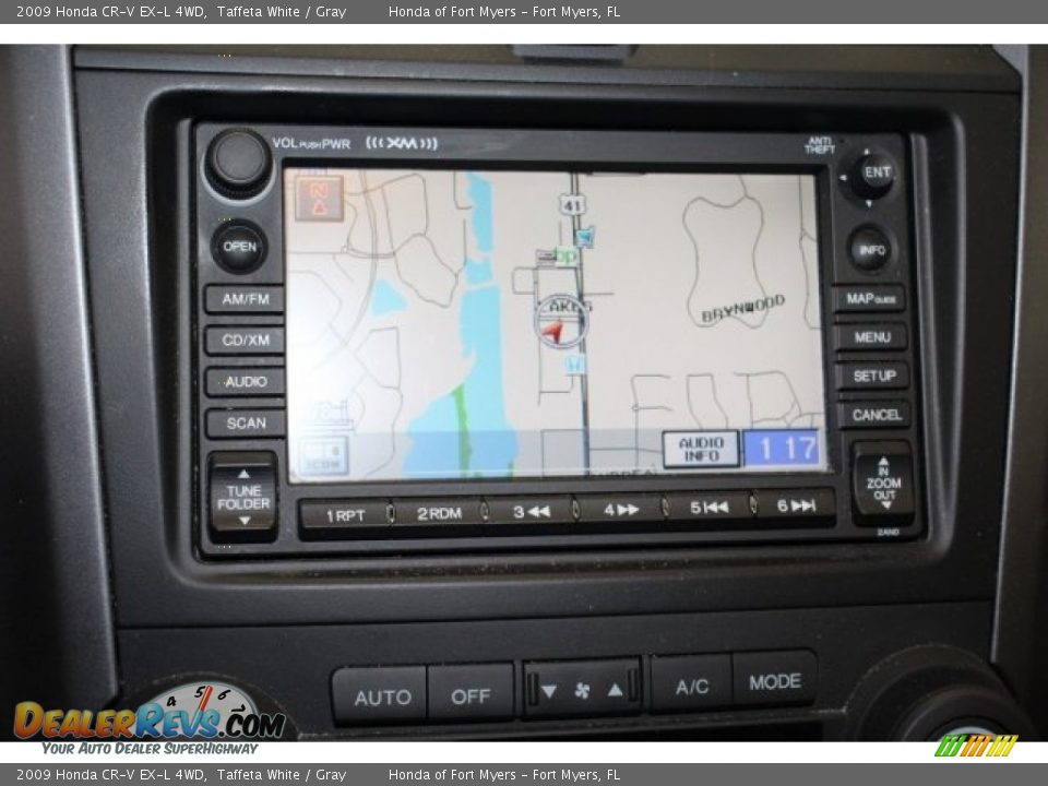 2009 Honda CR-V EX-L 4WD Taffeta White / Gray Photo #21