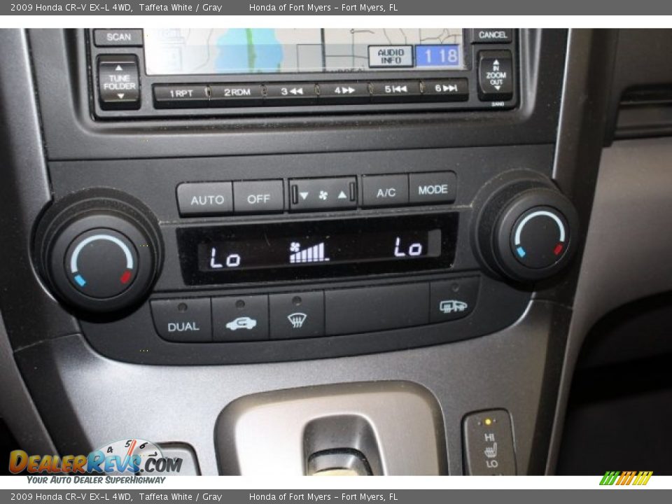 2009 Honda CR-V EX-L 4WD Taffeta White / Gray Photo #23