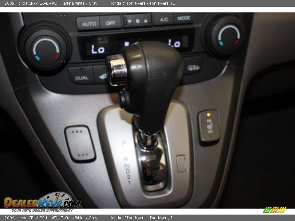 2009 Honda CR-V EX-L 4WD Taffeta White / Gray Photo #24