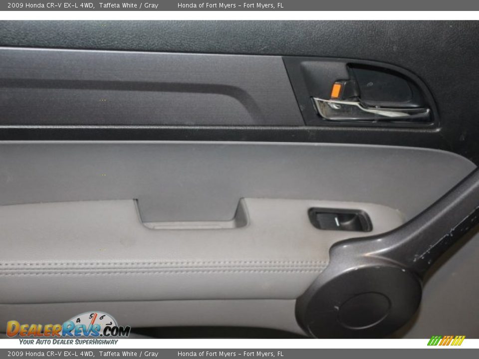 2009 Honda CR-V EX-L 4WD Taffeta White / Gray Photo #26