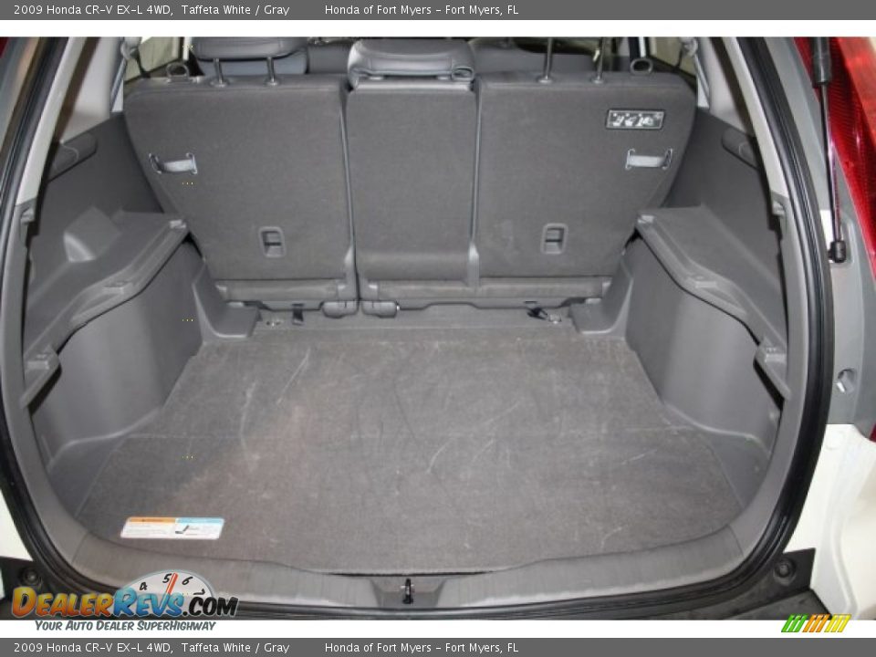 2009 Honda CR-V EX-L 4WD Taffeta White / Gray Photo #28