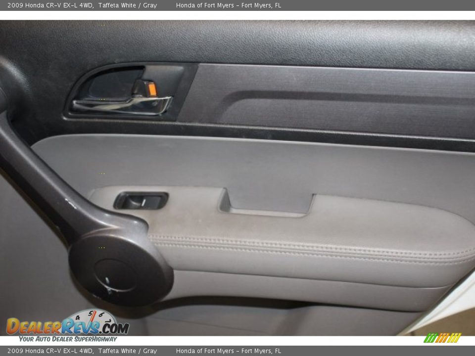 2009 Honda CR-V EX-L 4WD Taffeta White / Gray Photo #29
