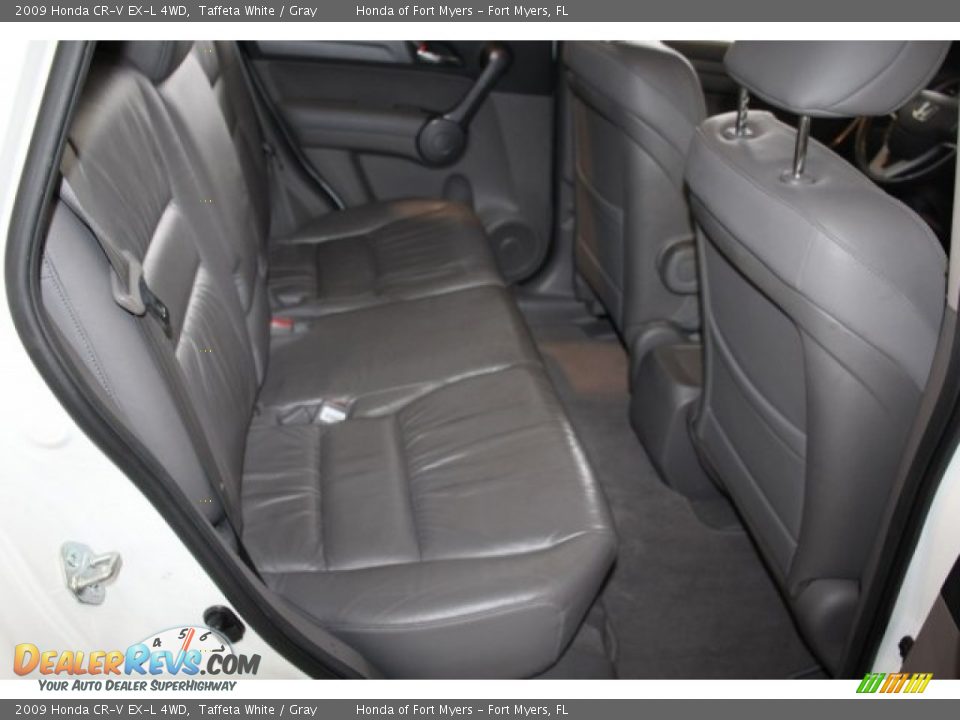 2009 Honda CR-V EX-L 4WD Taffeta White / Gray Photo #30