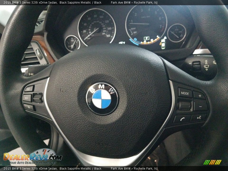 2015 BMW 3 Series 328i xDrive Sedan Black Sapphire Metallic / Black Photo #31