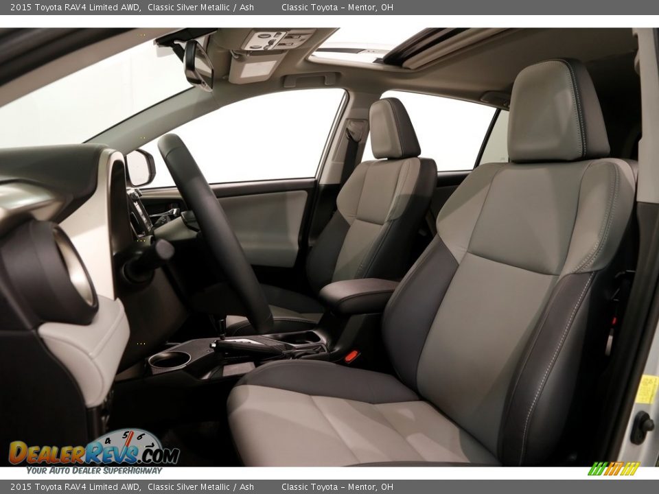 2015 Toyota RAV4 Limited AWD Classic Silver Metallic / Ash Photo #5