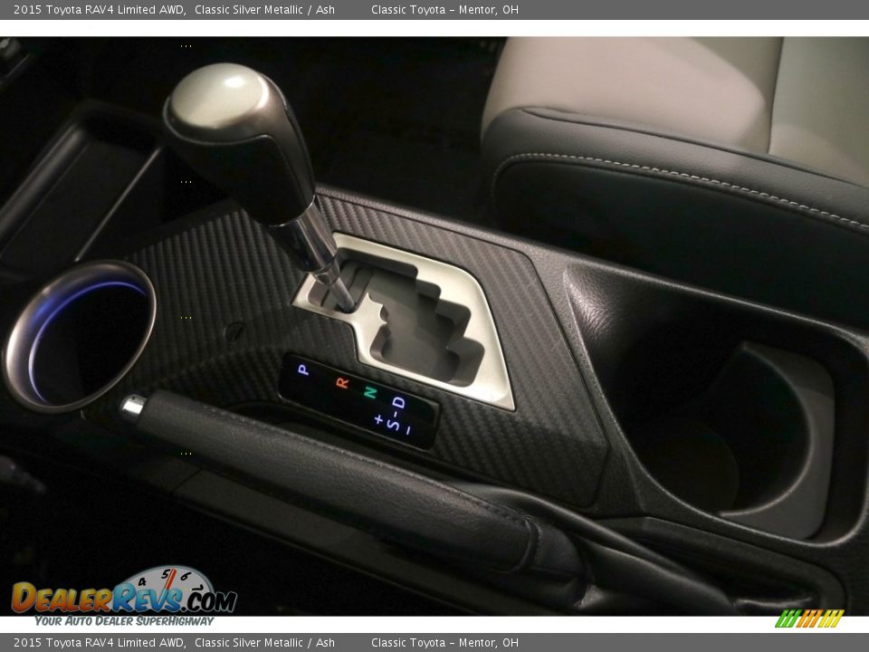 2015 Toyota RAV4 Limited AWD Classic Silver Metallic / Ash Photo #14
