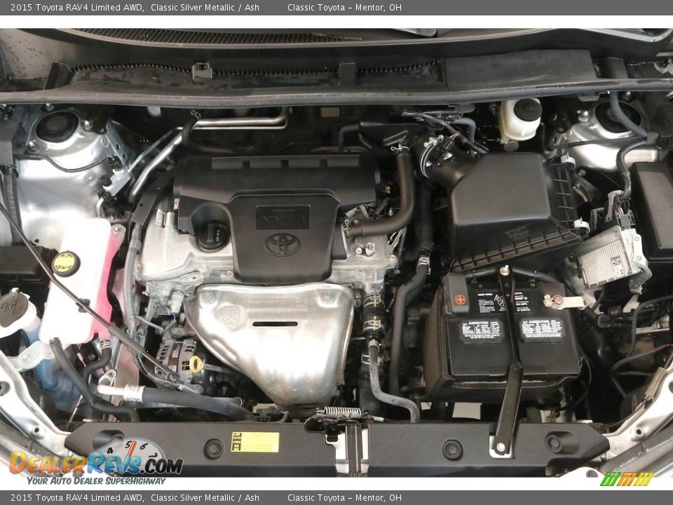 2015 Toyota RAV4 Limited AWD Classic Silver Metallic / Ash Photo #19