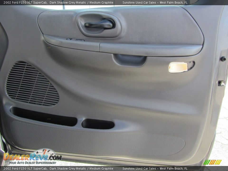 2002 Ford F150 XLT SuperCab Dark Shadow Grey Metallic / Medium Graphite Photo #14