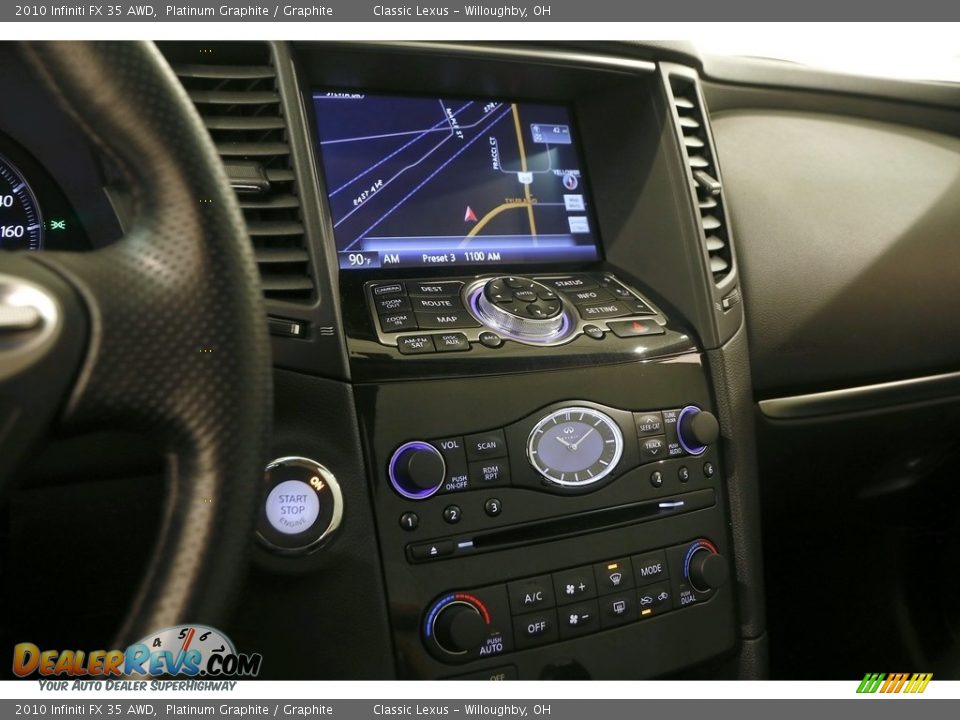 2010 Infiniti FX 35 AWD Platinum Graphite / Graphite Photo #14