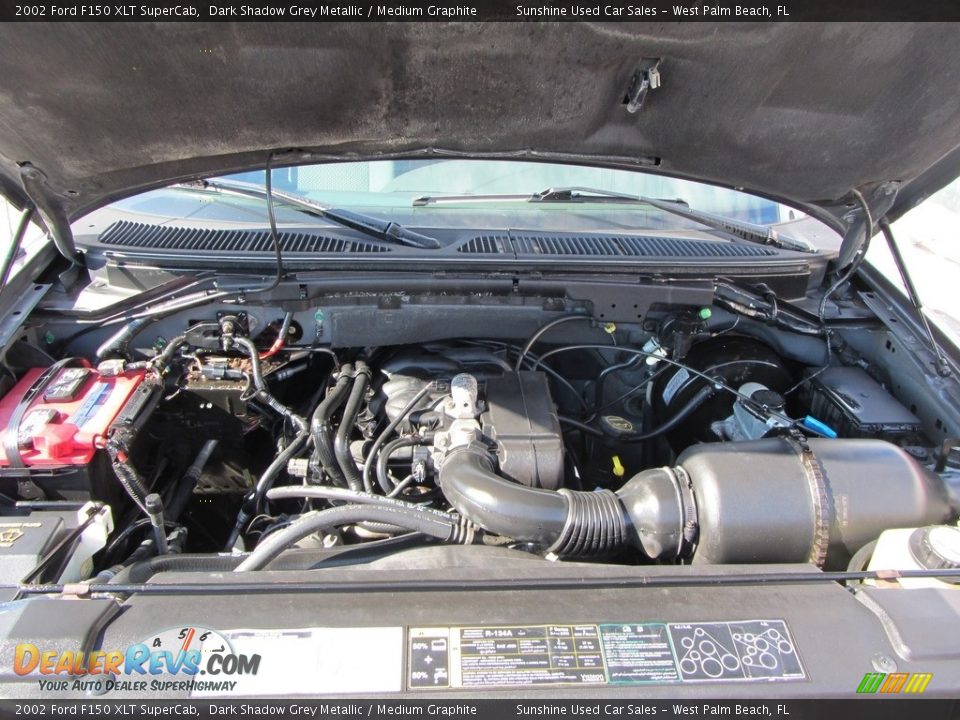 2002 Ford F150 XLT SuperCab Dark Shadow Grey Metallic / Medium Graphite Photo #22