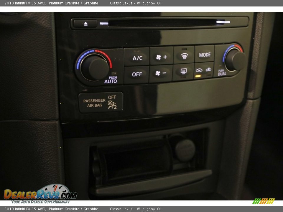 2010 Infiniti FX 35 AWD Platinum Graphite / Graphite Photo #26