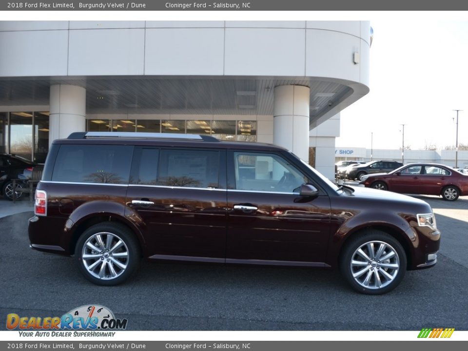 Burgundy Velvet 2018 Ford Flex Limited Photo #2