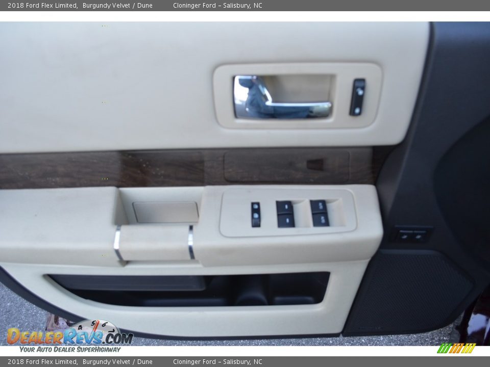 2018 Ford Flex Limited Burgundy Velvet / Dune Photo #5