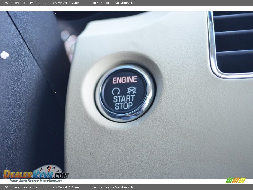 2018 Ford Flex Limited Burgundy Velvet / Dune Photo #24