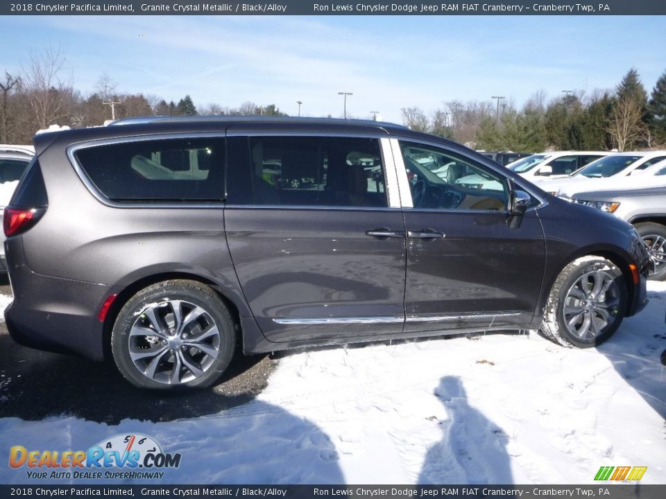 2018 Chrysler Pacifica Limited Granite Crystal Metallic / Black/Alloy Photo #5