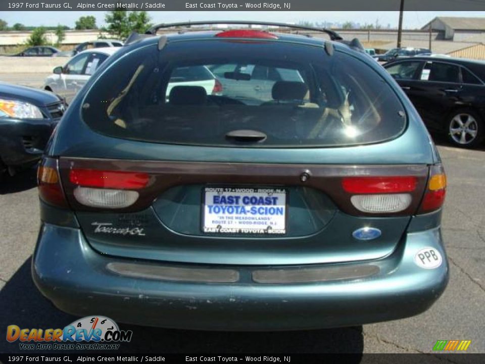 1997 Ford Taurus GL Alpine Green Metallic / Saddle Photo #4