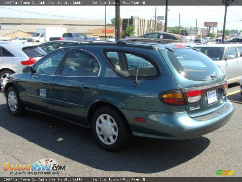 1997 Ford Taurus GL Alpine Green Metallic / Saddle Photo #5