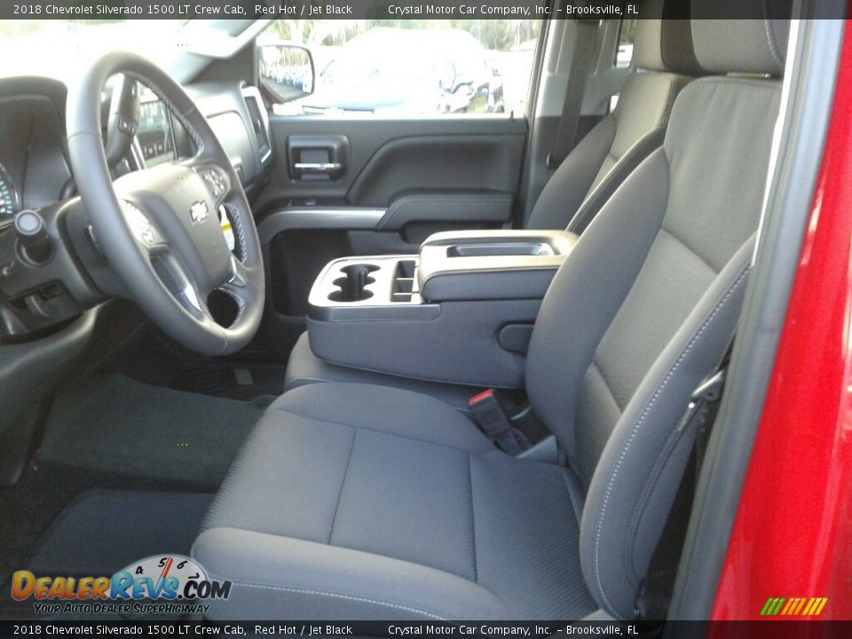 2018 Chevrolet Silverado 1500 LT Crew Cab Red Hot / Jet Black Photo #9