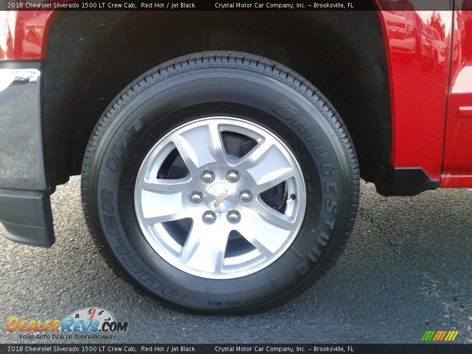 2018 Chevrolet Silverado 1500 LT Crew Cab Red Hot / Jet Black Photo #20