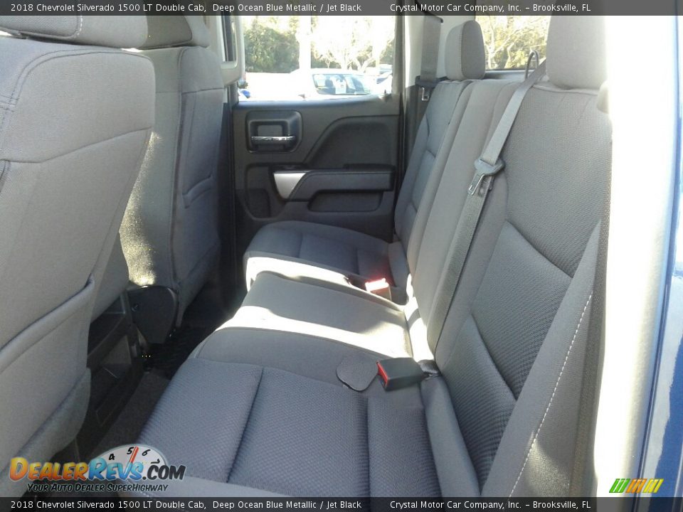 2018 Chevrolet Silverado 1500 LT Double Cab Deep Ocean Blue Metallic / Jet Black Photo #10