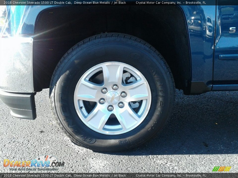 2018 Chevrolet Silverado 1500 LT Double Cab Deep Ocean Blue Metallic / Jet Black Photo #20