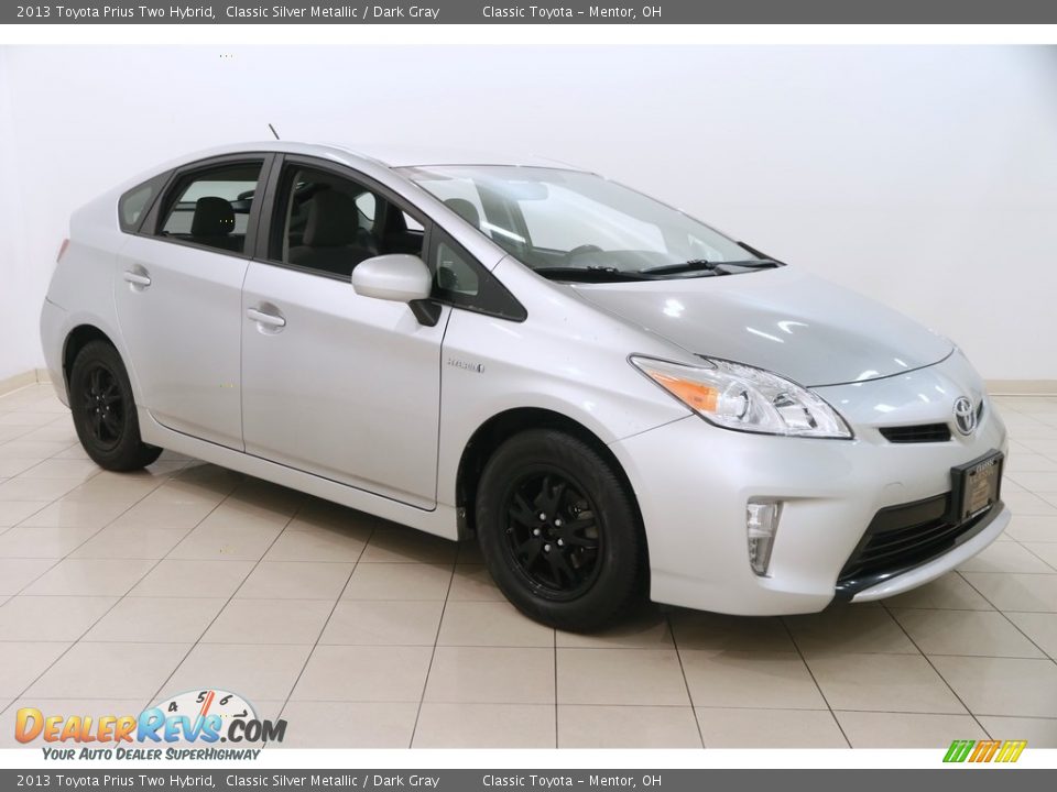 2013 Toyota Prius Two Hybrid Classic Silver Metallic / Dark Gray Photo #1